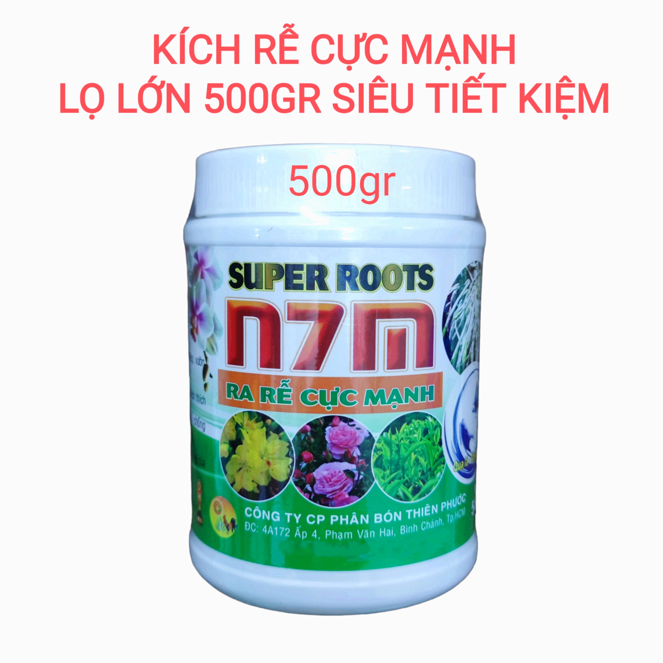 Kích thích ra rễ cực mạnh N7M lọ 500gr tiết kiệm hơn