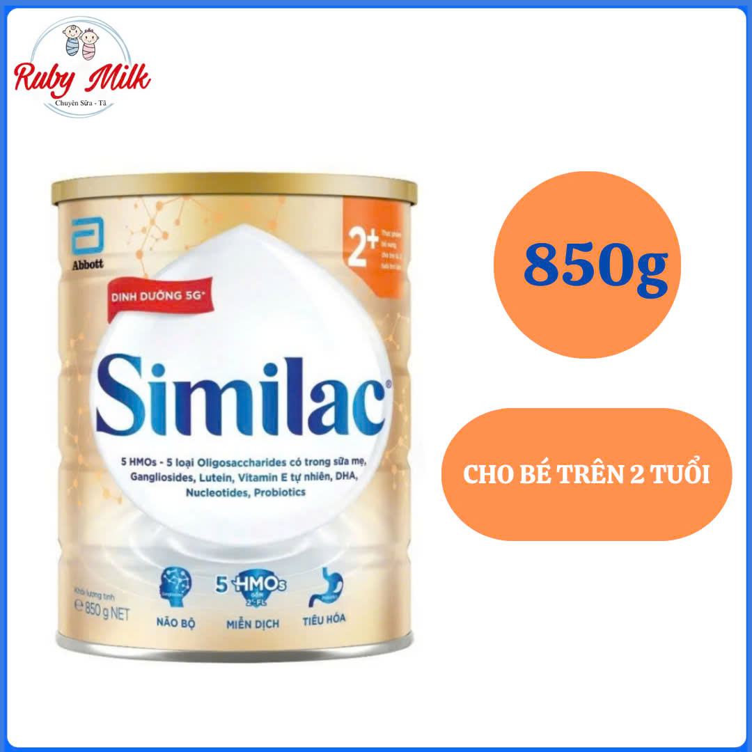 Sữa Bột Similac 5G số 2+ Lon 800g (cho bé trên 2 tuổi)