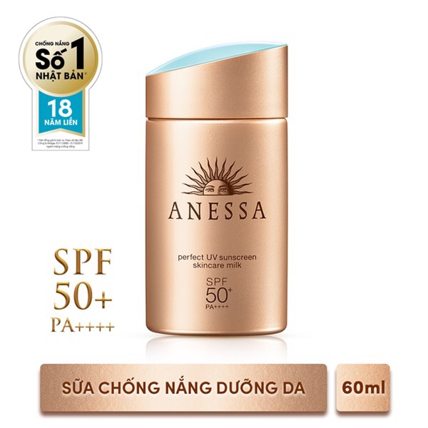 [Hcm]Kem Chống Nắng Anessa Shiseido 60Ml Spf50 Pa++++ Gold