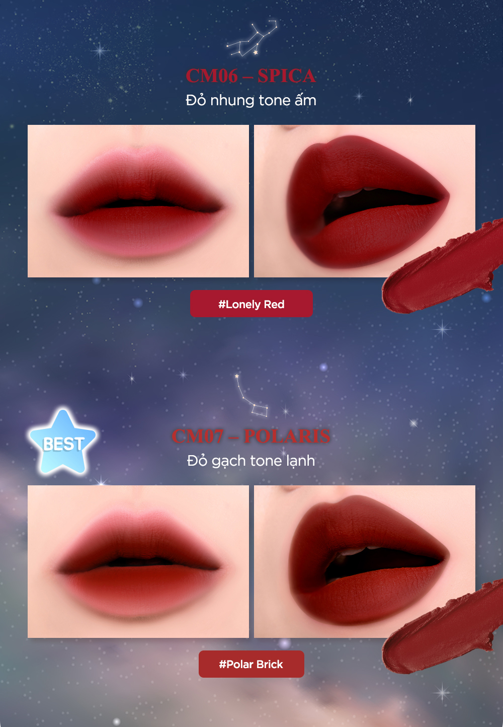 [HCM]Son Kem Lì Black Rouge Cream Matt Rouge Giúp Xinh Xắn Và Tỏa Sáng