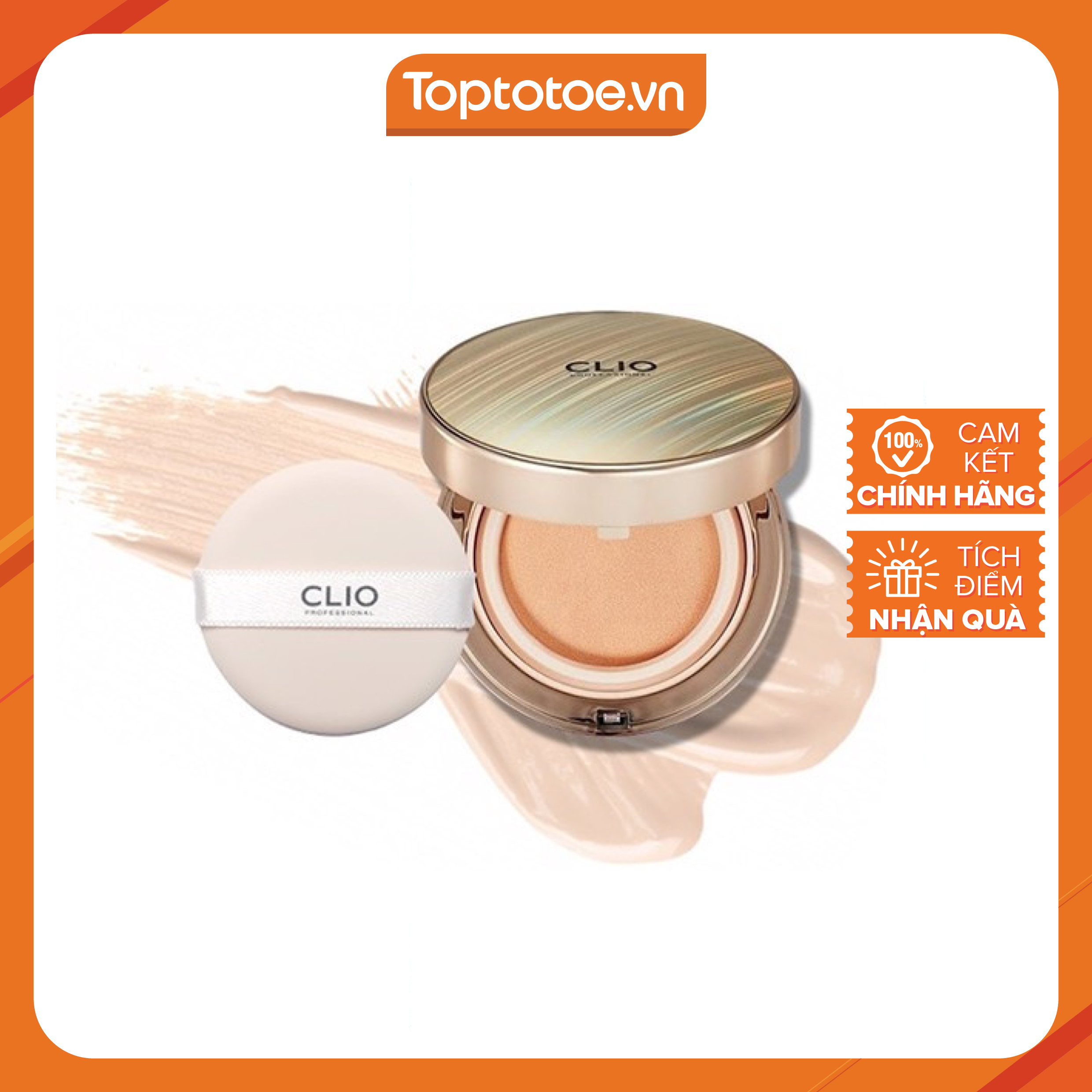 Phấn Nước Clio Dd Cushion Daily Defensive Effect Youthful Skin Correction Spf50+ Pa++++ 14Gr X 2
