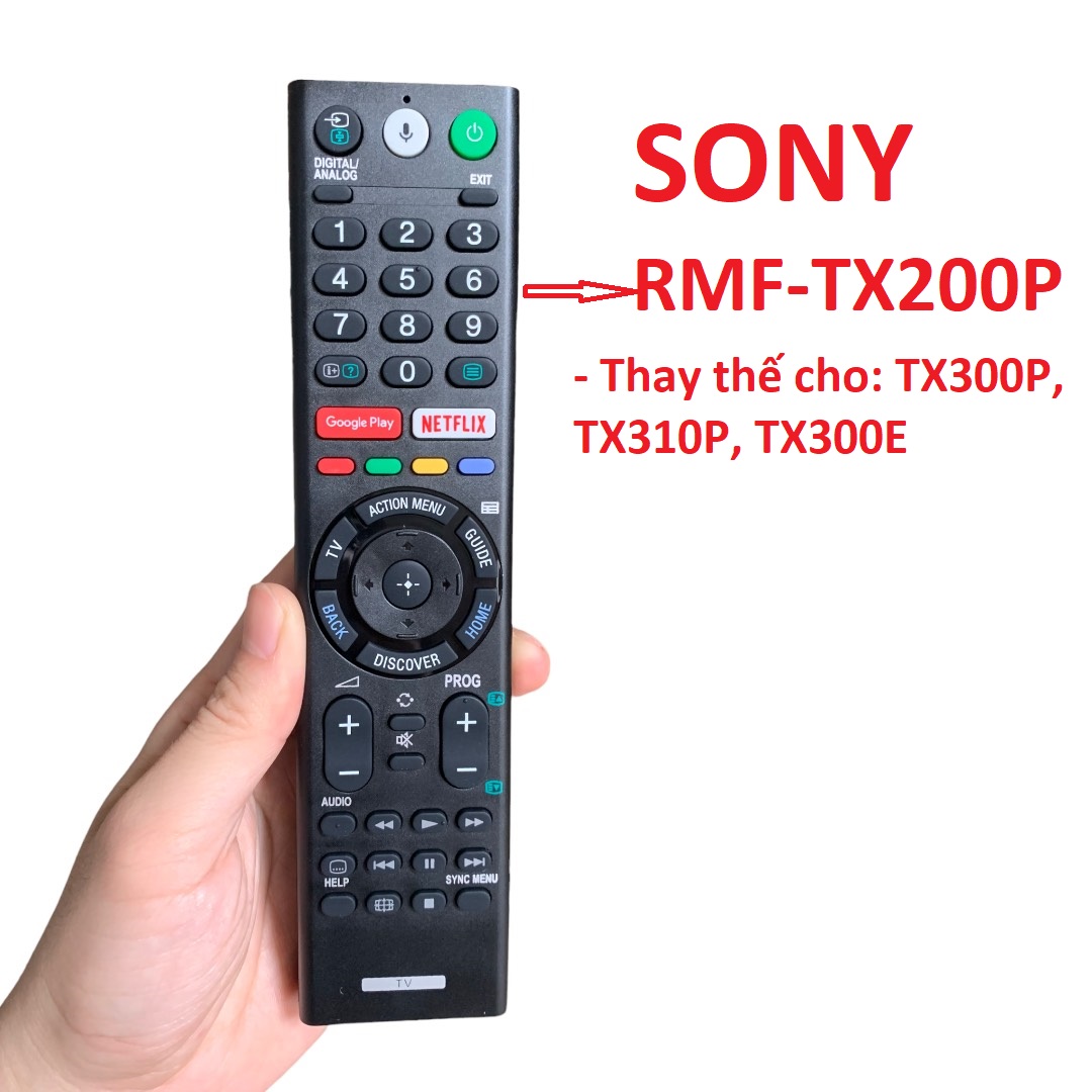 Điều khiển tivi Sony RMF-TX200P Không hỗ trợ giọng nói Remote sony tx200p smart 4k không voice thay 