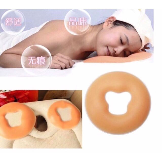 Gối Silicon Nằm Úp Mặt Dùng Trong Spa