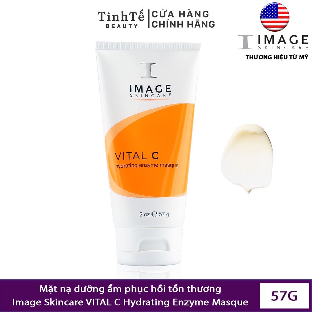 Mặt Nạ Dưỡng Ẩm Phục Hồi Tổn Thương Image Skincare Vital C Hydrating Enzyme Masque 57G