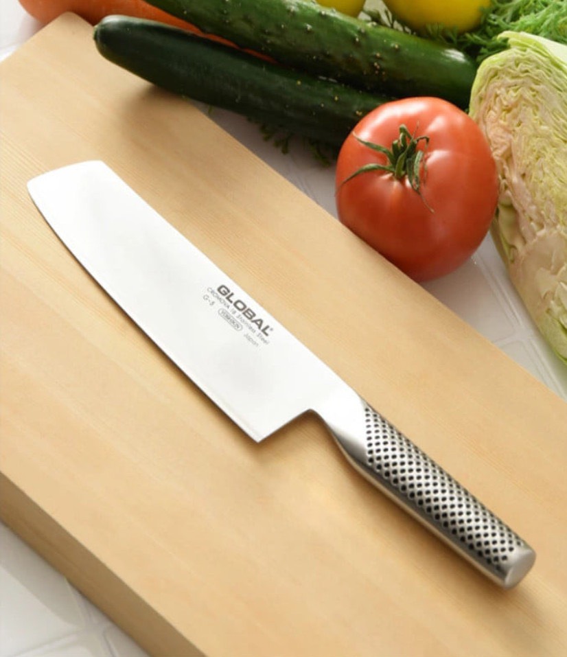 Dao nhật Global nấu  bếp Nhật hàng bãi G - 50 Meat Cleaver - Dao chặt xương (350mm) Nhật Bản làm bằn