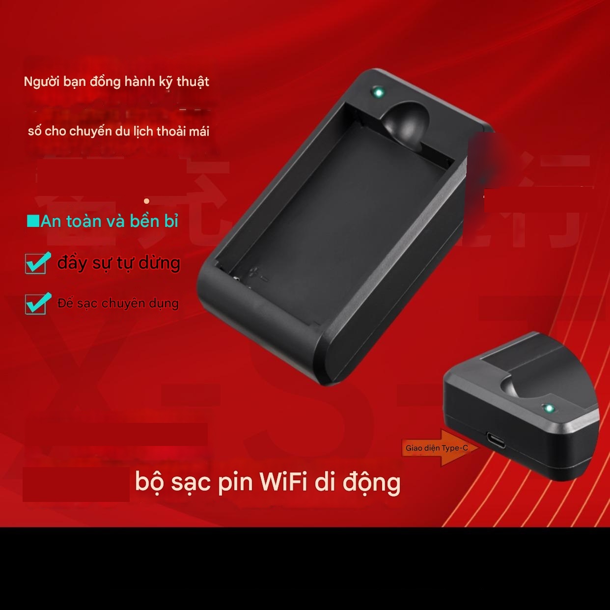 Sạc pin bộ phát wifi rời B9010 (TDZ-01)