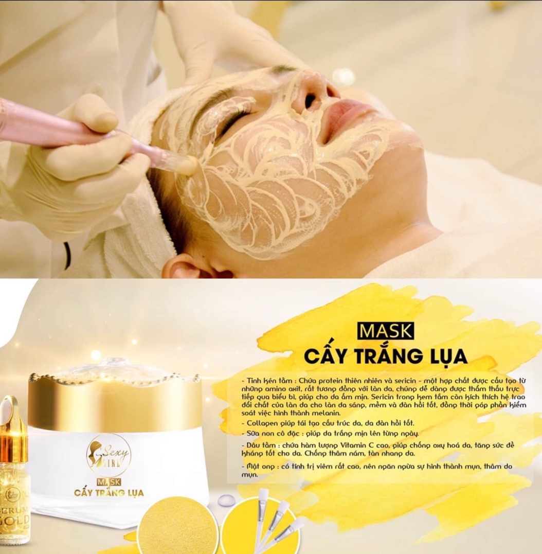 Cấy trắng lụa nano collagen tại nhà [tặng cọ qué]
