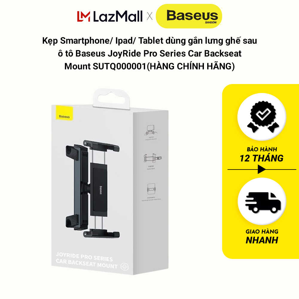 Kẹp dùng gắn lưng ghế sau ô tô Baseus JoyRide Pro Series Car Backseat Mount SUTQ000001(HÀNG CHÍNH HÃ