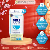 DELISOUP - Thay thế bữa ăn tăng hệ miễn dịch tiêu hóa tốt xương chắc khỏe - Lốc 3 Hộp x 250ML