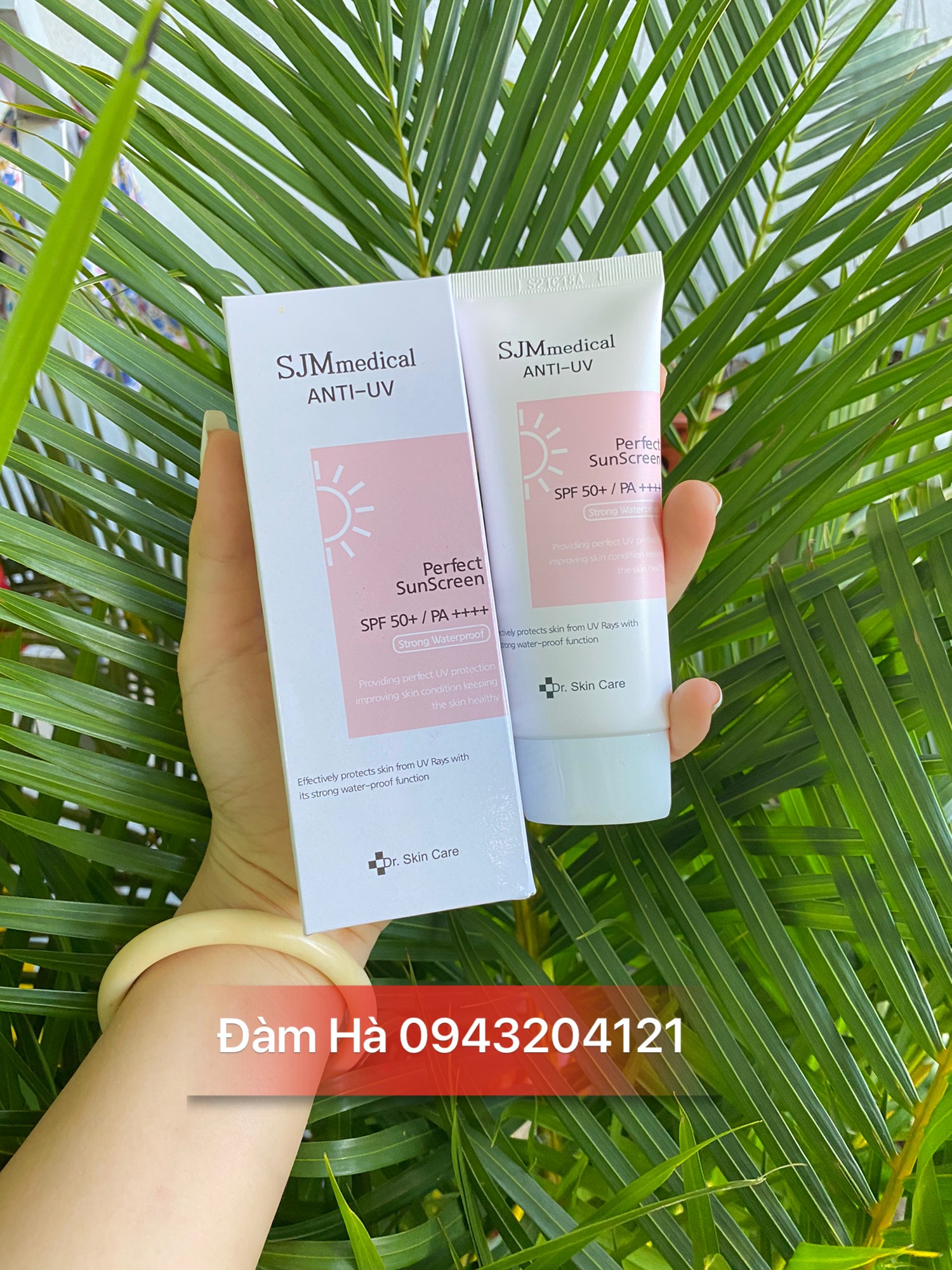 Kem Chống Nắng Hàn Quốc SJM Medical Anti UV Perfect Sunscreen SPF50+/PA++++ Giúp Bảo Vệ Da Khỏi Tia Cực Tím Mặt Trời Dưỡng Da Nâng Tone