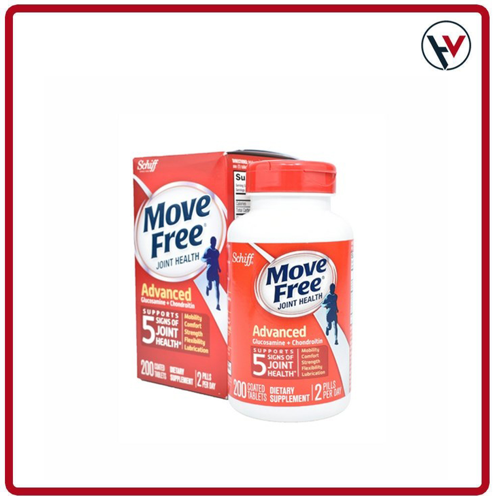 [HCM][DATE 11.2023] VIÊN UỐNG BỔ XƯƠNG KHỚP SCHIFF MOVE FREE ADVANCED MỸ 200 VIÊN