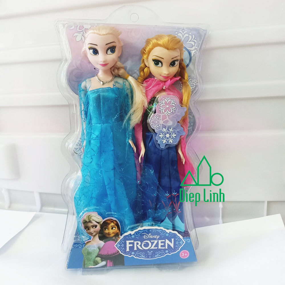 [HCM]Búp bê Công chúa Elsa và Anna - Búp Bê Công chúa chất liệu nhựa cao cấp bền đẹp chất vải an toà