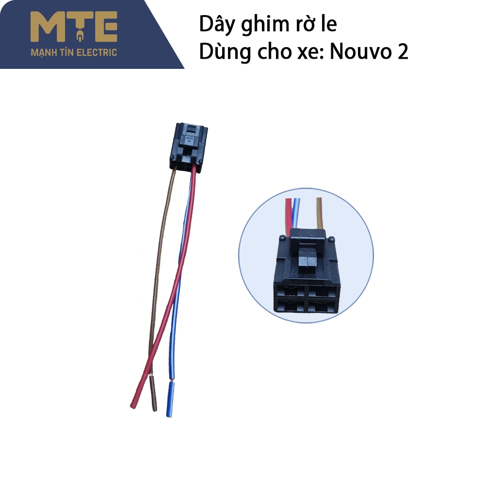 Dây ghim rờ le đề 4 lỗ - 3 dây dùng cho xe Nouvo 1 2 3