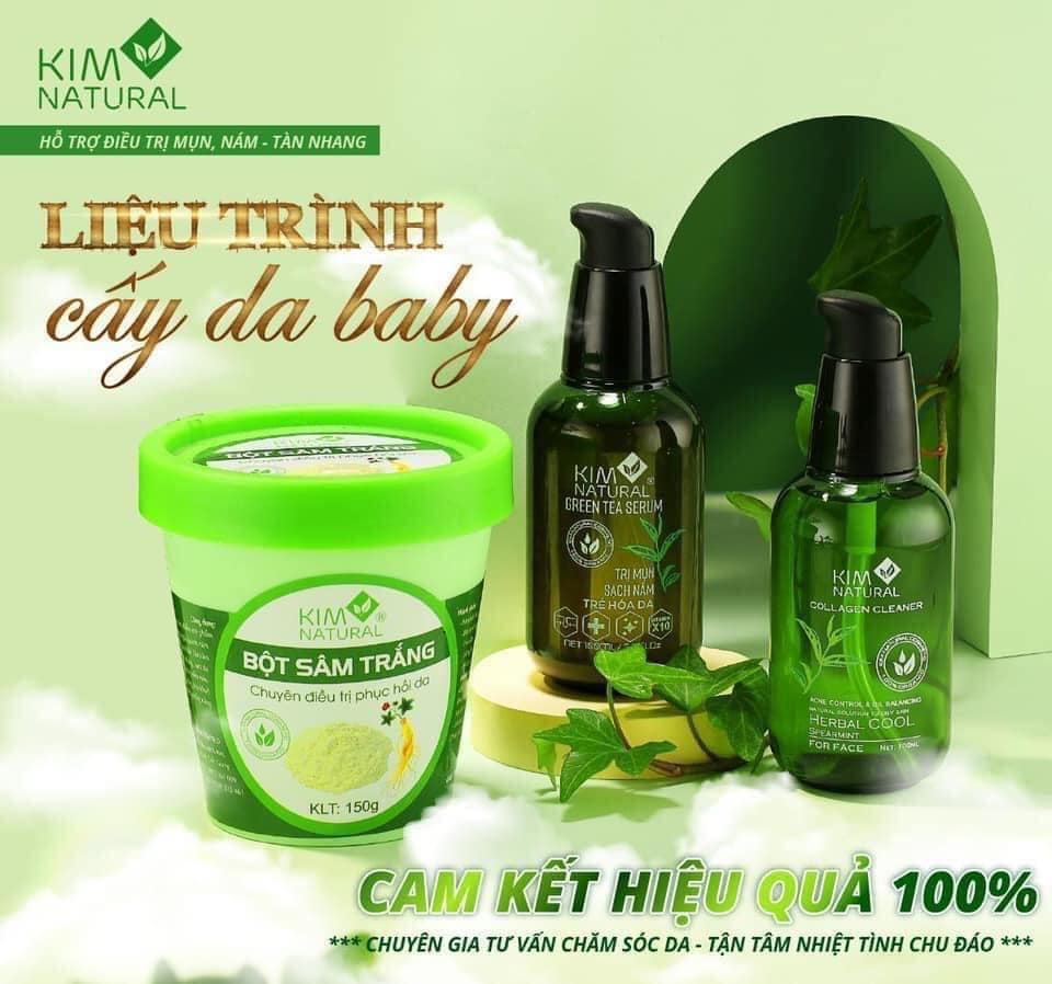 Combo Tái Tạo Tinh Chất Trà Xanh Bản Thường Kim Natural