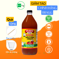 Giấm táo hữu cơ Bragg - Raw Apple Cider Vinegar - Ăn Kiêng - Giảm cân - Giảm Cholesterol - Ăn thực dưỡng - Organic Stores