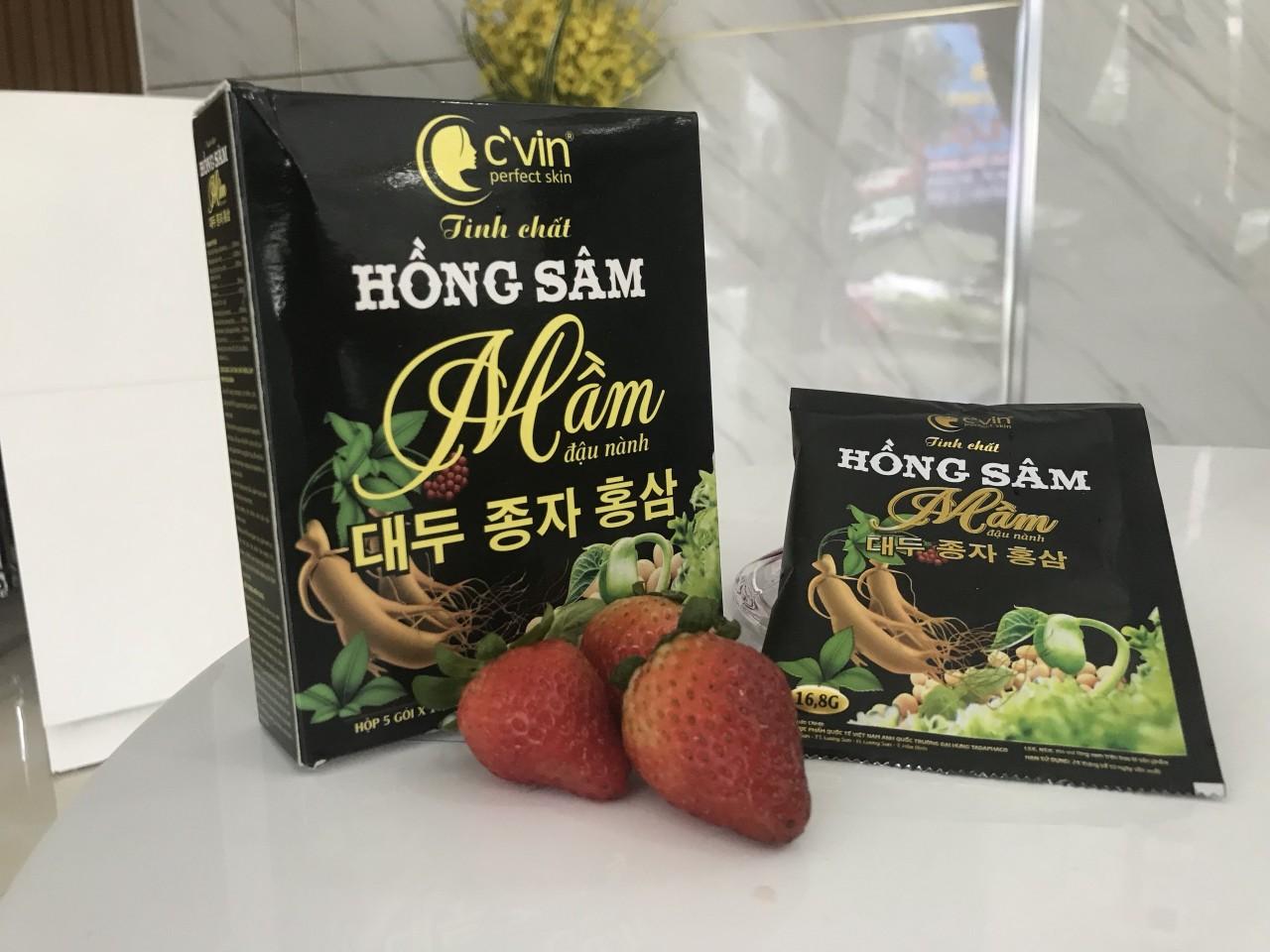 Tinh Chất Hồng Sâm Mầm Đậu Nành - Hộp 5 Gói