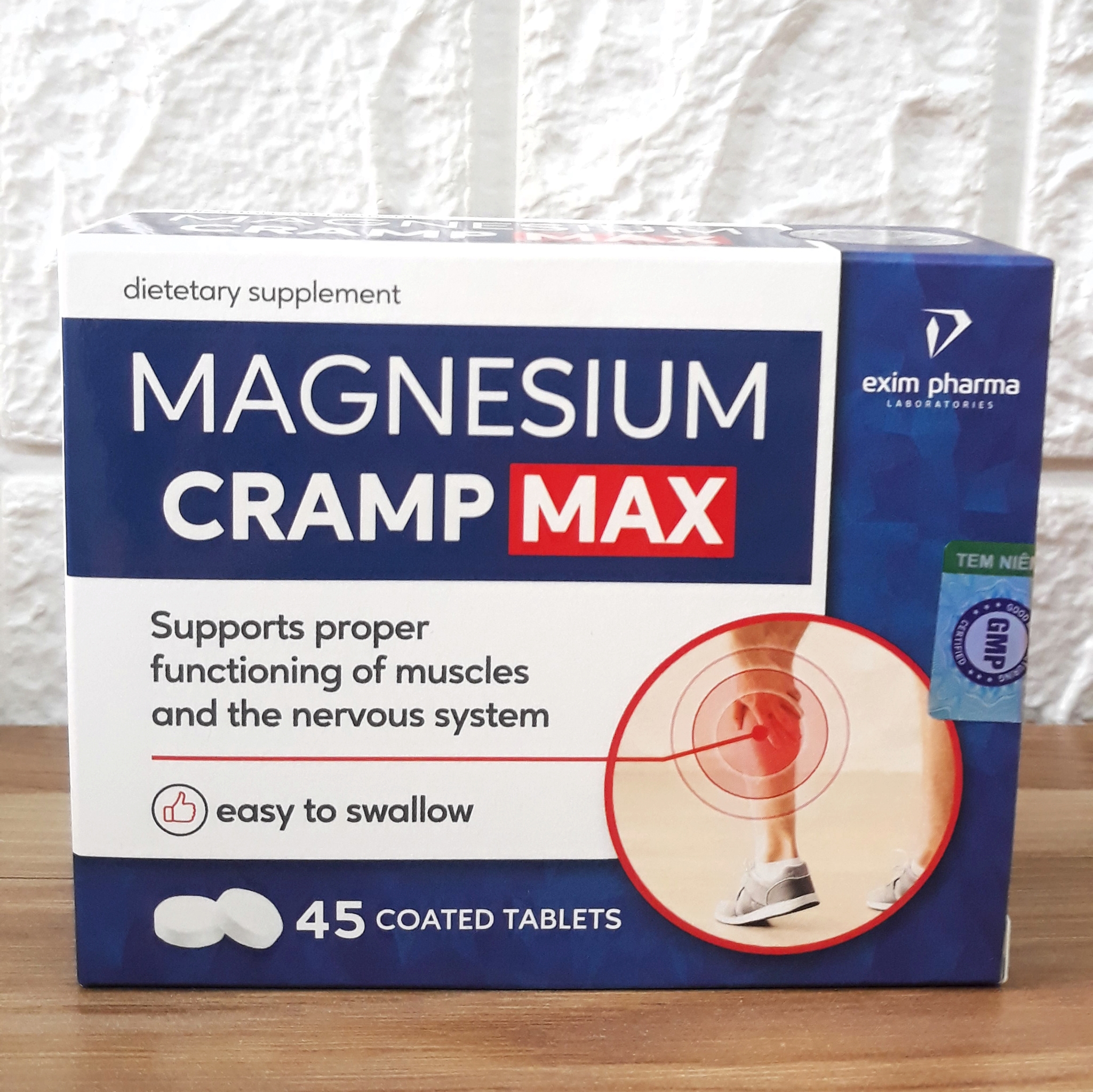 Viên Uống Phòng Chống Co Cơ Chuột Rút Magnesium Cramp Max 45 Viên [ Nhập Khẩu Balan ]