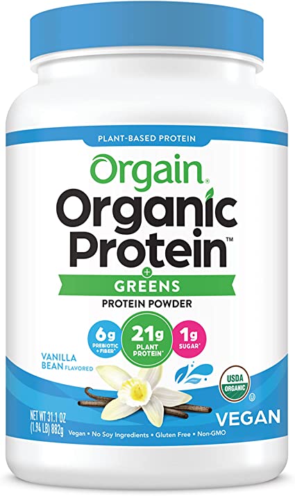 Bột protein thực vật hữu cơ Orgain Organic Protein Greens 882g