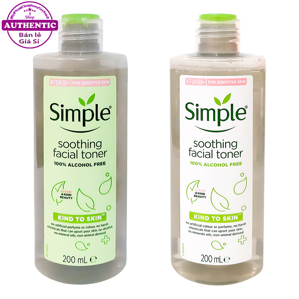 NƯỚC HOA HỒNG SIMPLE KIND TO SKIN SOOTHING FACIAL TONER