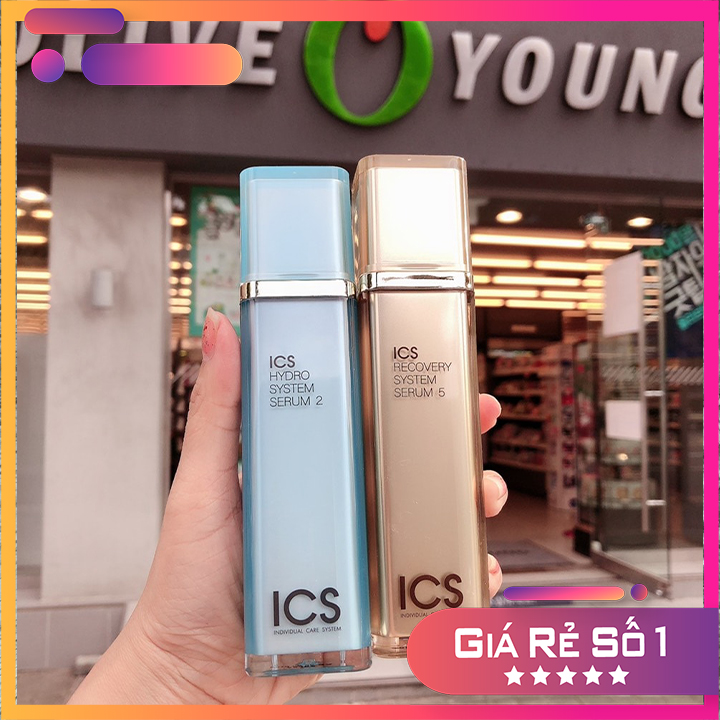[combo 2 chai] serum DƯỠNG ẨM TRẮNG DA và CHỐNG LÃO HÓA I.C.S HY.DRO SYS.TEM 2 CHÍNH HÃNG HÀN QUỐC