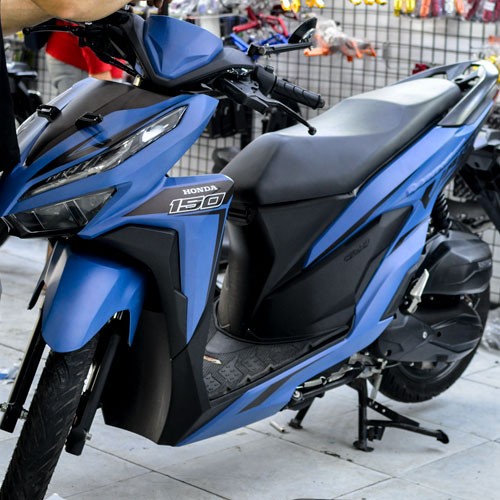 Tem trùm vario xanh đen tem xe vario team vario tem dán xe máy tem vario 150 team xe vario tem vario
