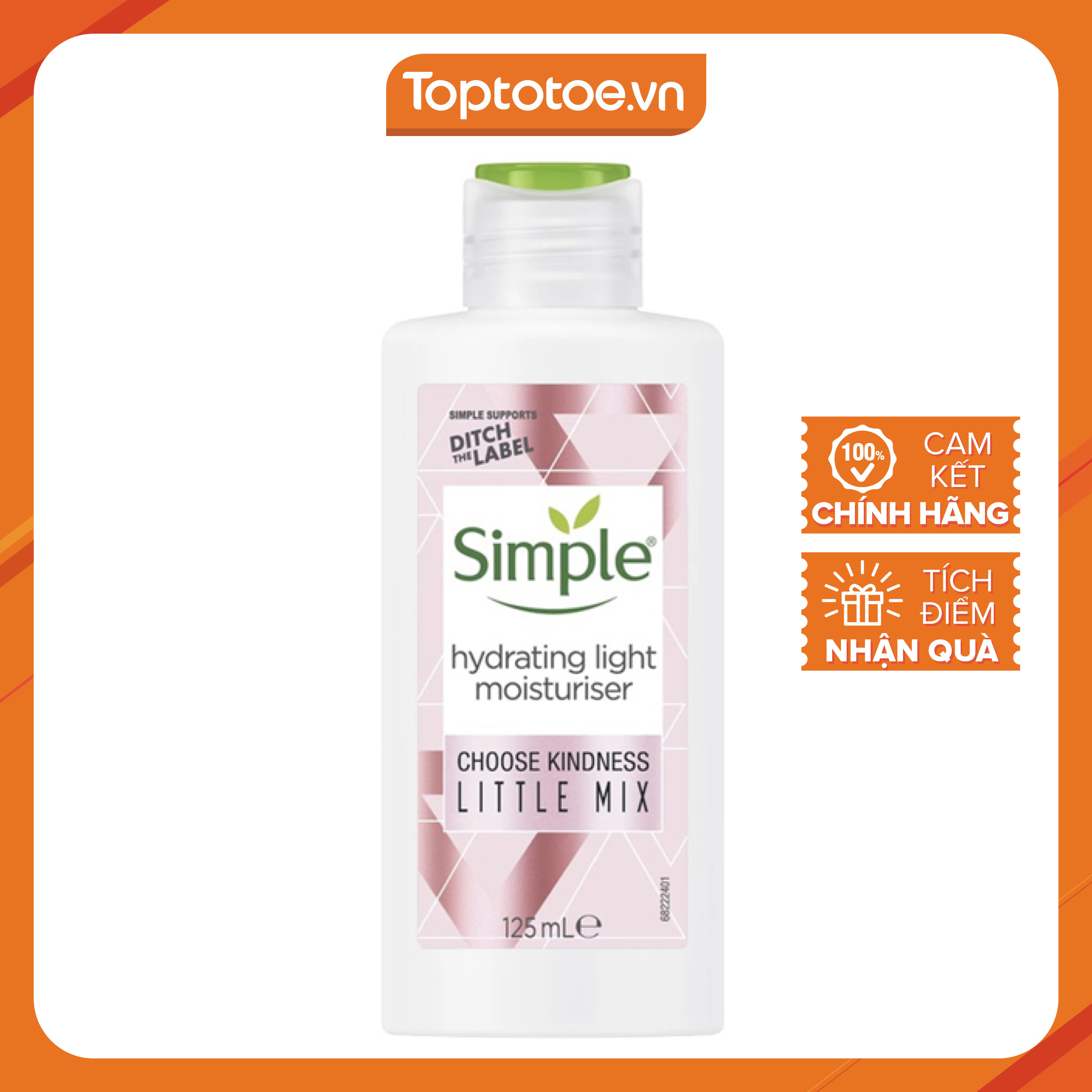 Sữa Dưỡng Da Simple Kind To Skin Hydrating Light Moisturiser 125ml