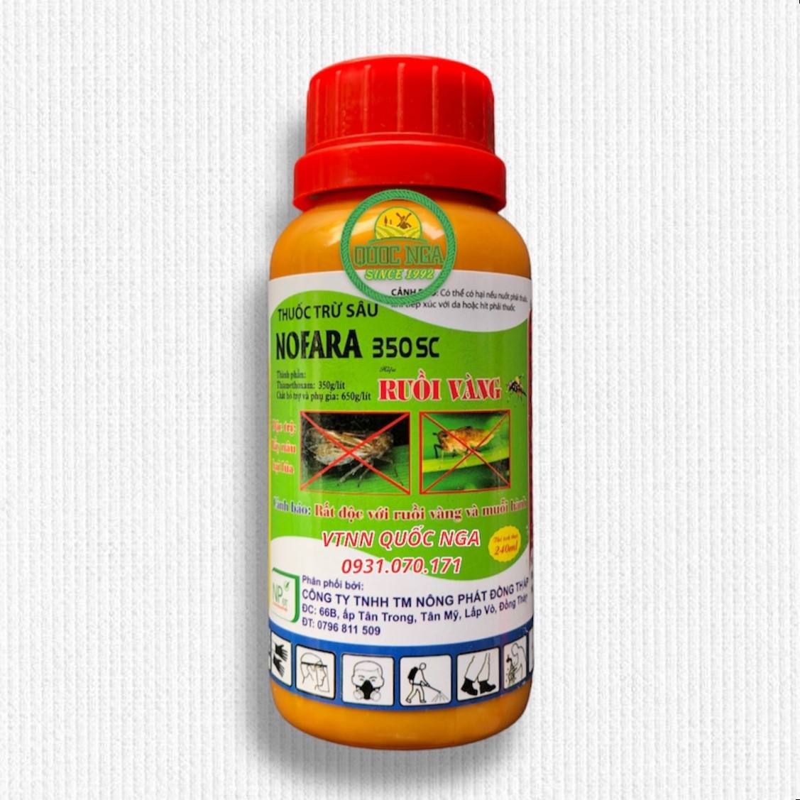 NOFARA 350SC THUỐC DIỆT RUỒI VÀNG ONG VÀNG MUỖI HÀNH BỌ TRĨ
