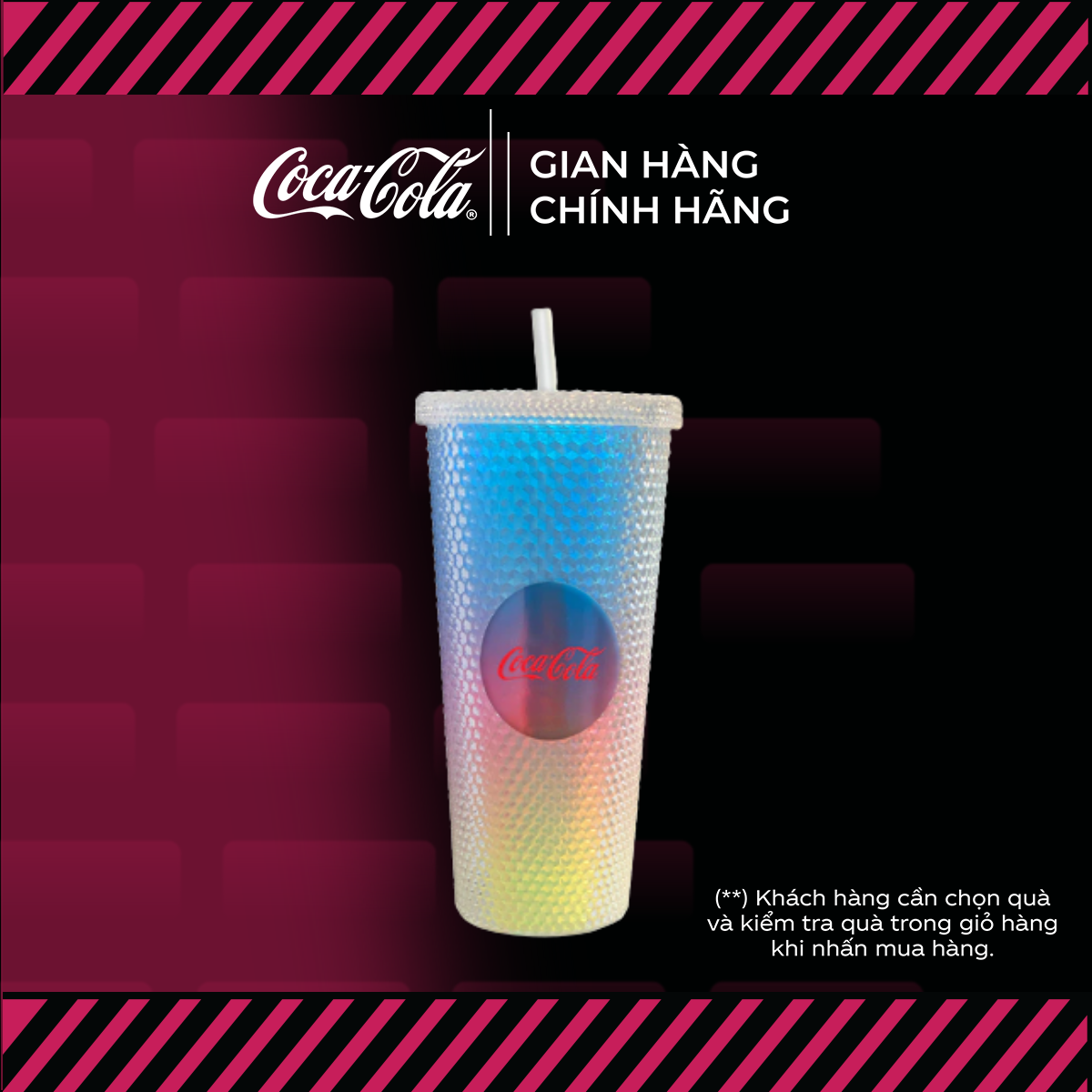 [QUÀ TẶNG KHÔNG BÁN] Ly nước kim cương CoCa-Cola