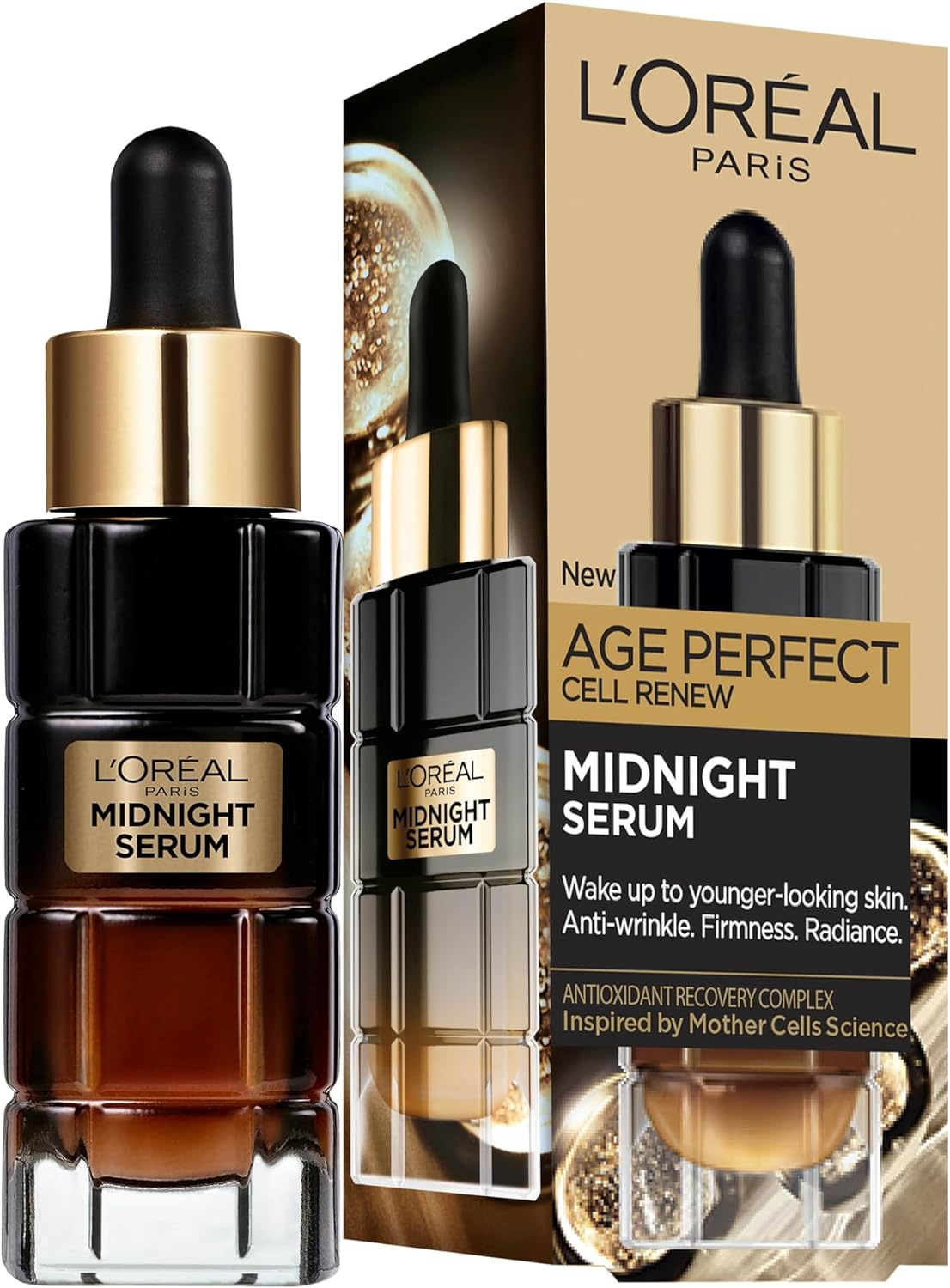 Serum LOREAL PARIS AGE PERFECT CELL RENEW MIDNIGHT SERUM làm trẻ hóa săn chắc & rạng rỡ làn da 30ml 