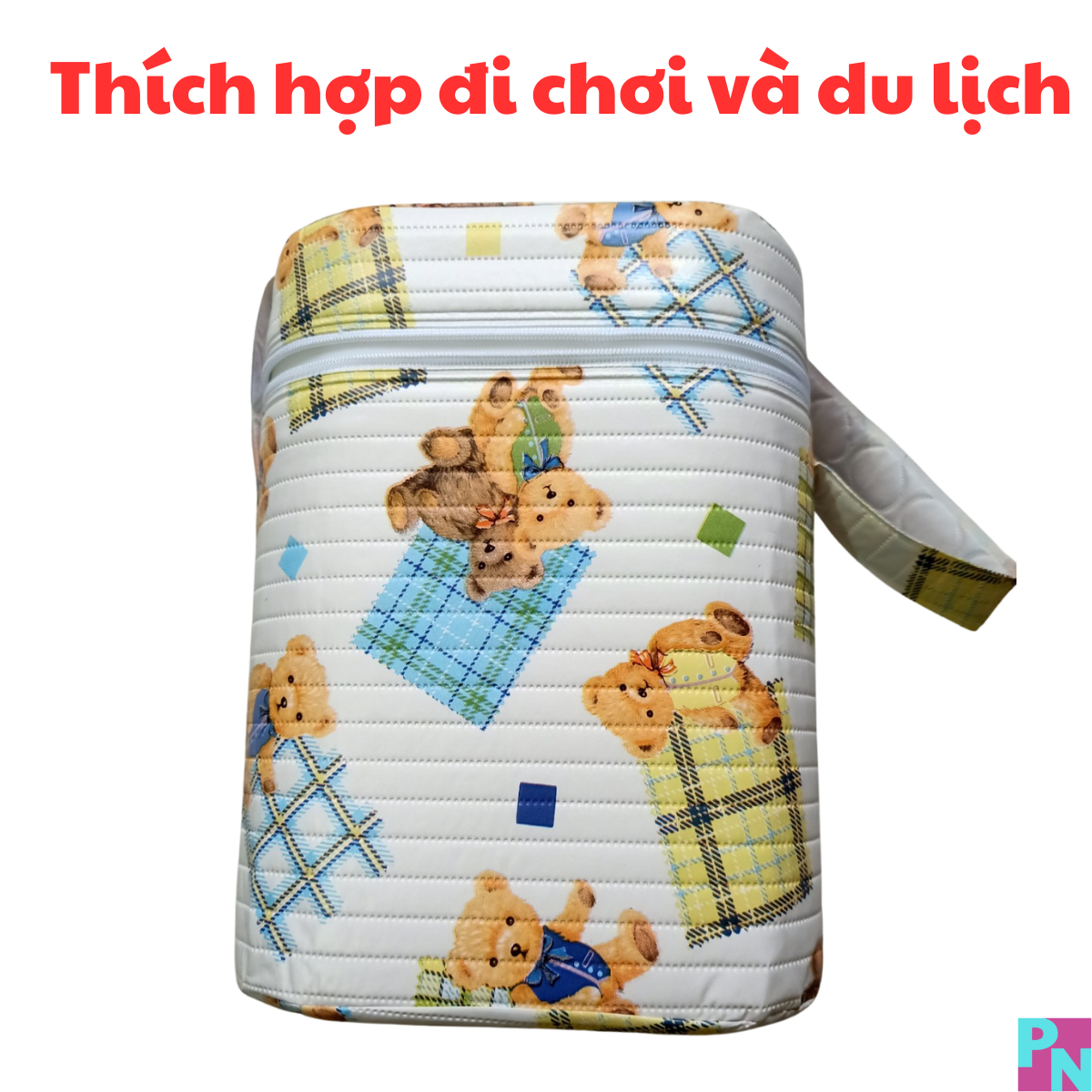 Bình ủ đôi 300ml Thái Lan bình ủ sữa đôi 3 lớp sử dụng cho bình sữa cổ rộng Moyuum Event Kichi (đườ