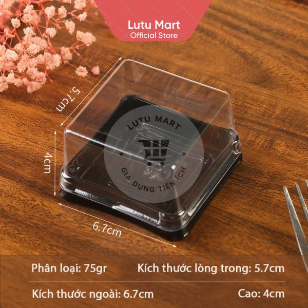 Hộp Đựng Bánh Trung Thu Set 10 Hộp Đựng Bánh Trung Thu 50Gr 100Gr - Lutu Mart