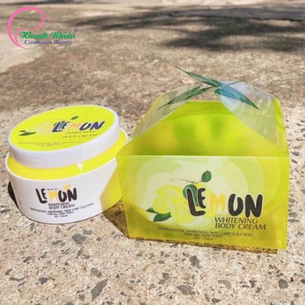 Kem body Lemon Whitening body cream siêu kích trắng