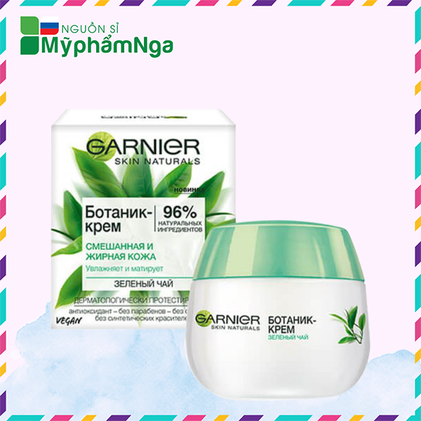 [Hcm]Kem Dưỡng Garnier Trà Xanh Cho Da Dầu