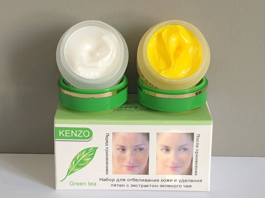 kem nám kenzo kem dưỡng trắng da sạch nám tàn nhang kenzo kem kenzo trà xanh phù hợp với người sử dụng cam kết sản phẩm giống y như hình ảnh