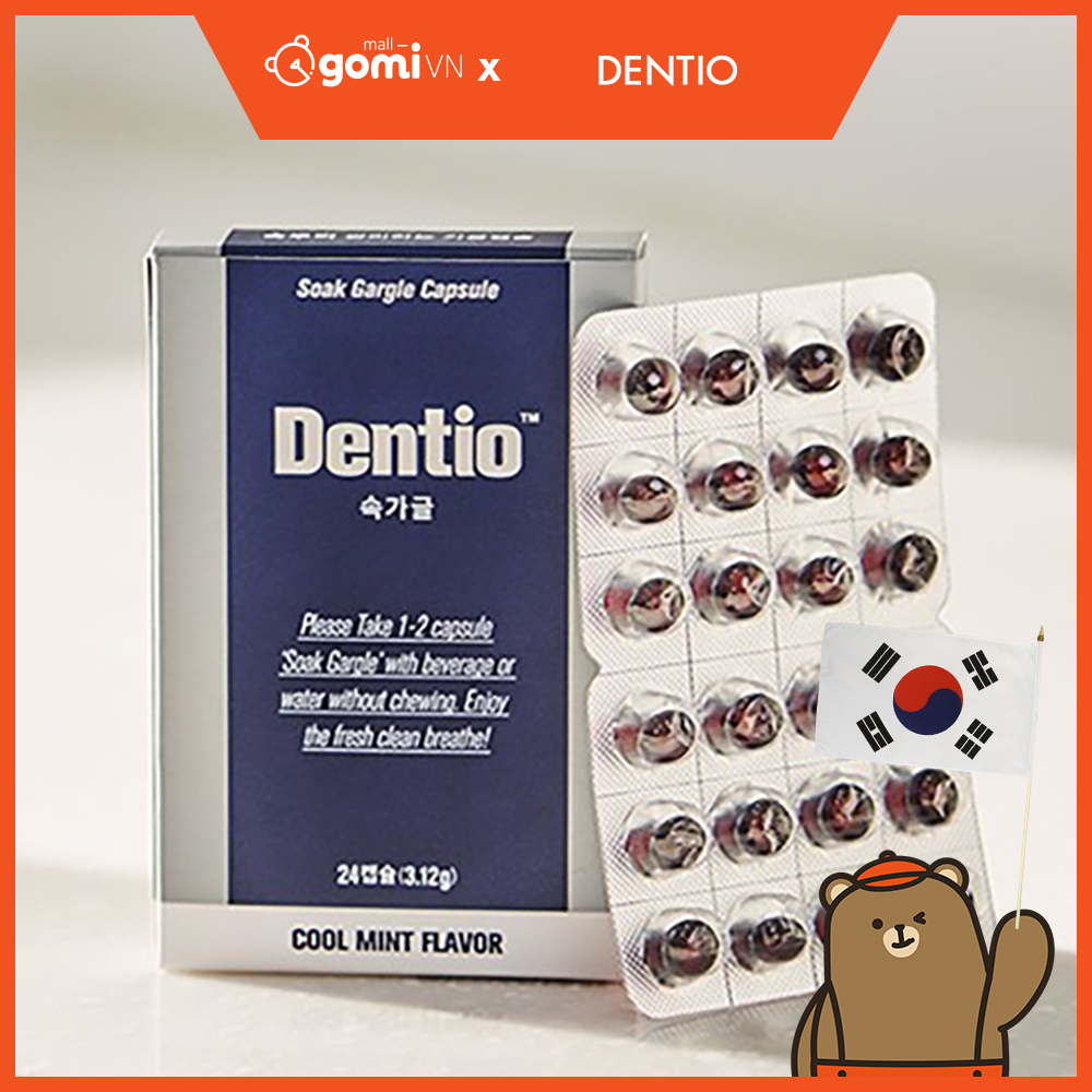 [HCM]Viên Nhộng Chăm Sóc Hơi Thở Dentio Soak Gargle GomiMall