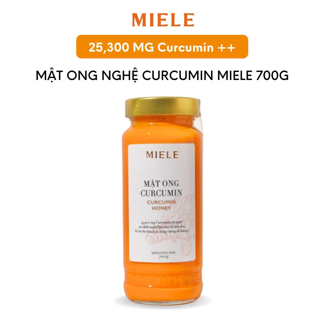 Mật ong nghệ curcumin Miele 250g 400g 700g