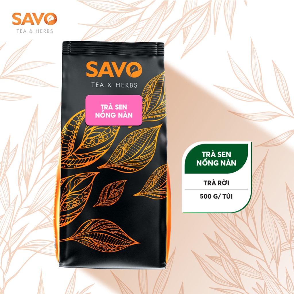 Trà Sen Nồng Nàn SAVO - Túi 500g