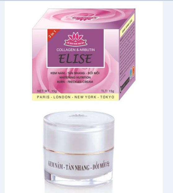 Kem Elise nám  tàn nhang đồi mồi 15g