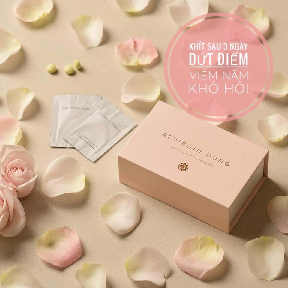[HCM][ MẪU MỚI] Viên Đặt Se Khít vùng kín Chống Viêm Nhiễm REVIRGIN GUNG