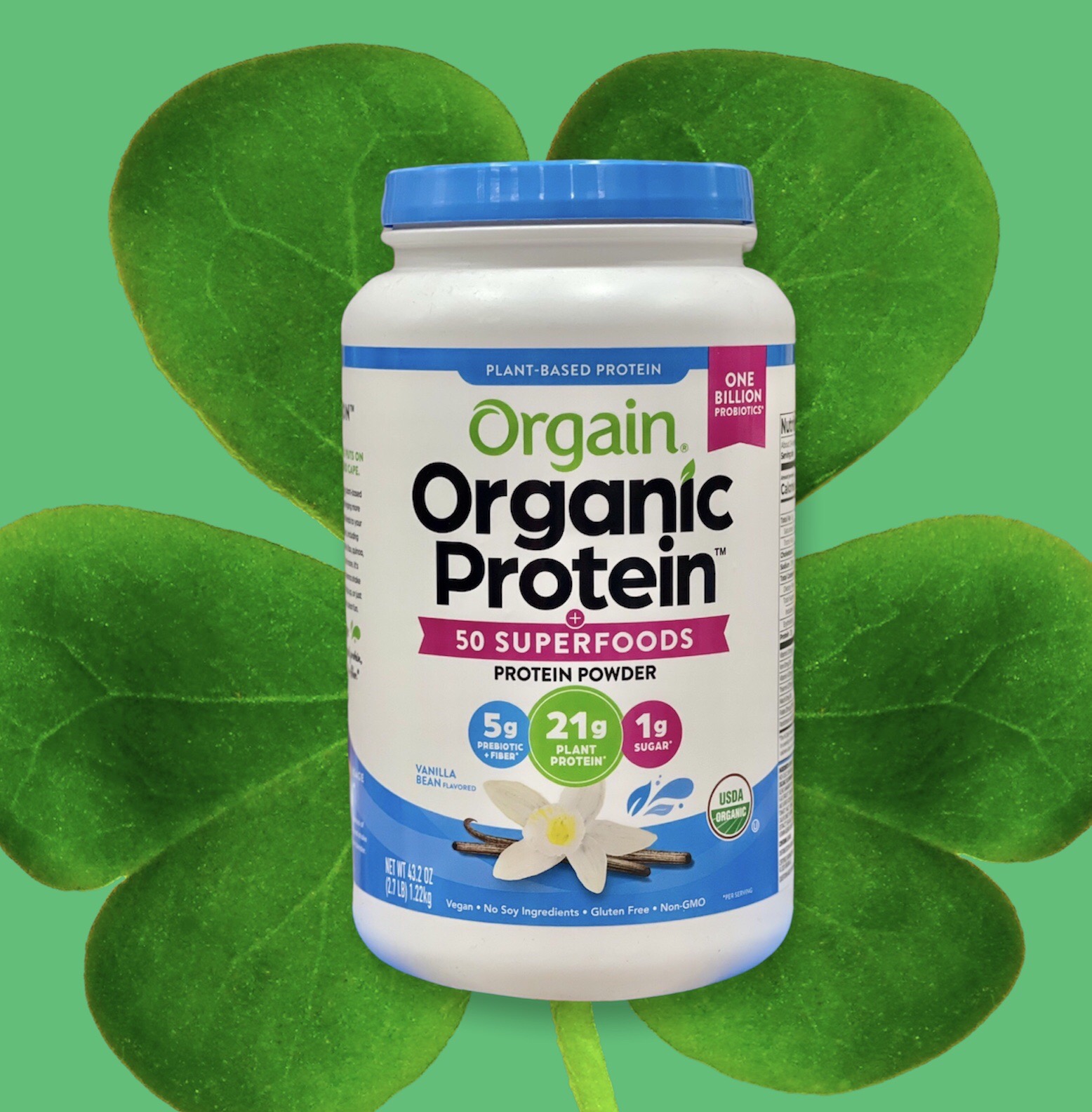 Date 08/25  Bột đạm thực vật và Protein hữu cơ Orgain Organic Protein &amp; Superfoods 1220g vị Vani