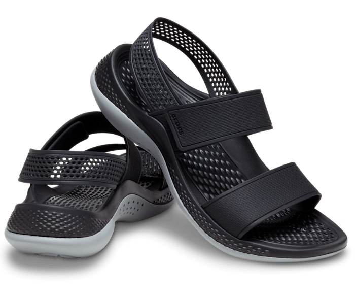 Giày sandal crocs chuẩn xịn chống hôi chân nhựa tế bào êm mềm bền đi mưa lội nước đi biển literide 360 sandal cho nữ màu đen