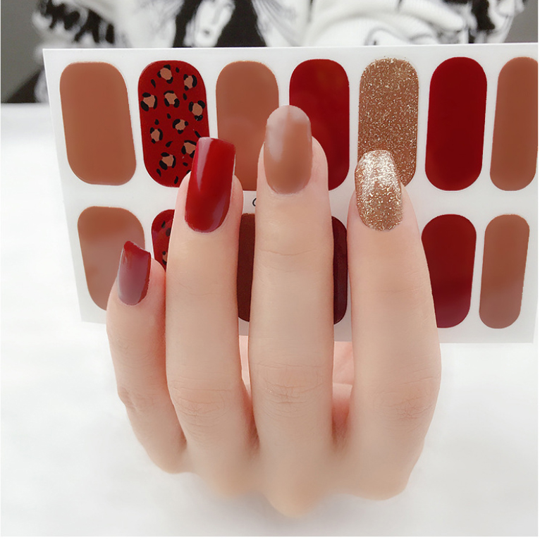 14 miếng dán móng tay nail sticker