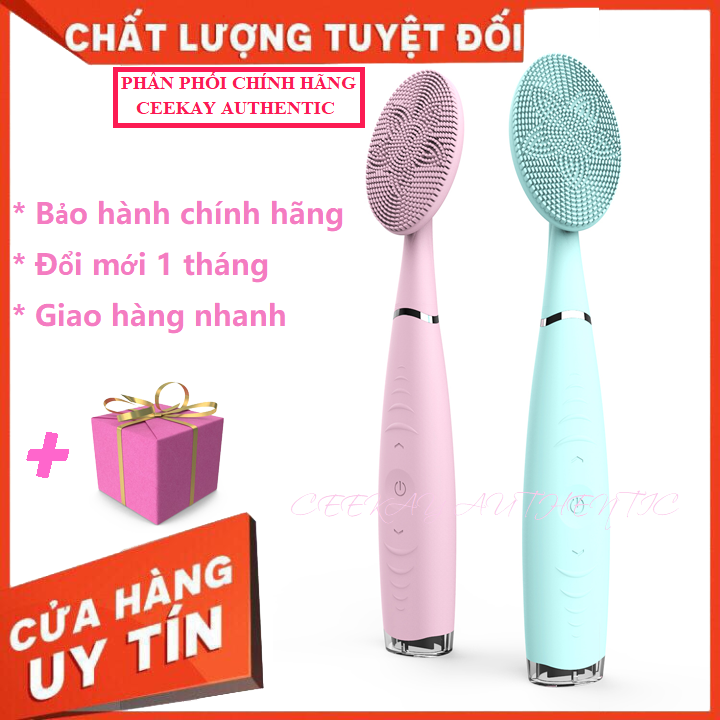 Máy rửa mặt mát xa mini chính hãng cao cấp có thể massage mặt