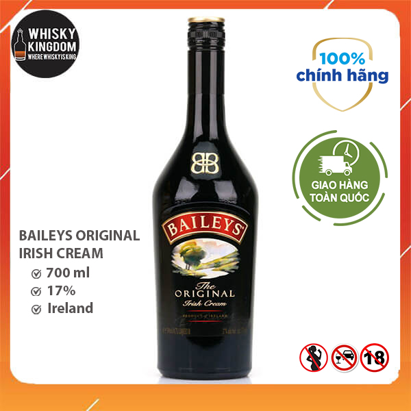 BAILEYS  ORIGINAL IRISH CREAM chính hãng sữa bailey dùng pha chế đồ uống làm bánh