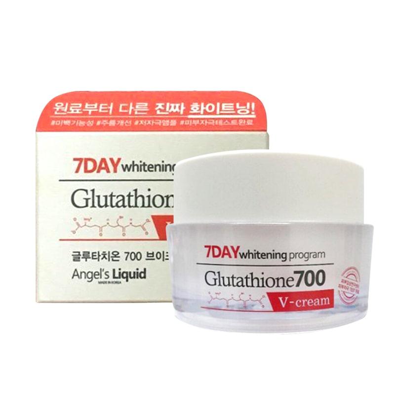 Kem Dưỡng Trắng Da 7Day Whitening Program Glutathione 700 V-Cream
