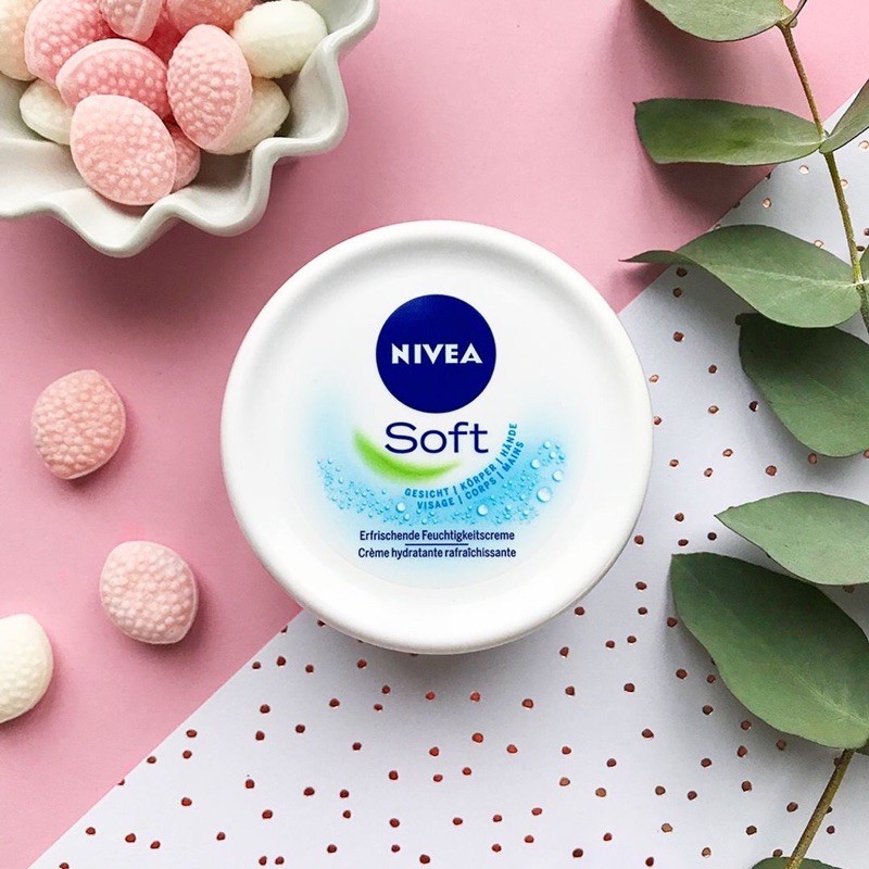 Kem Dưỡng Ẩm Nivea Soft Nga 100Ml Chất Lượng Đảm Bảo An Toàn Đến Sức Khỏe Người Sử Dụng Cam Kết Hàng Đúng Mô Tả