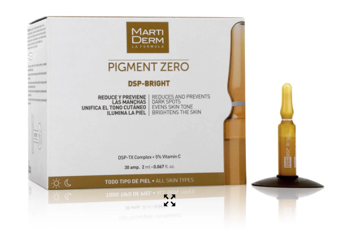 [Hcm] [Hàng Nhập Khẩu] Set 5 Ống Ampoule Dưỡng Sáng Đều Màu Da Giảm Đốm Sắc Tố - Martiderm Pigment Zero Dsp Bright