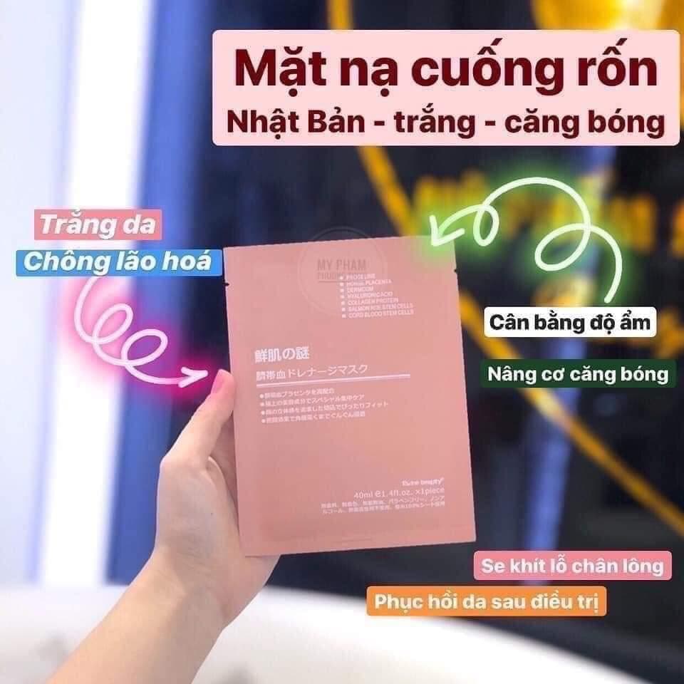 [Chuyên Sỉ] Mặt Nạ Ủ Trắng Nhau Thai Cừu Nhật - 30Ml