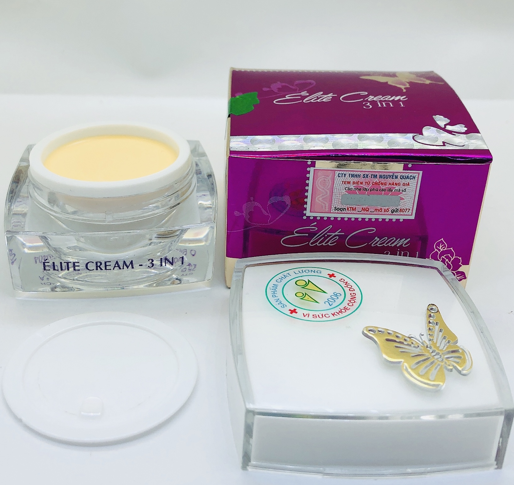 Kem Con Bướm Nguyễn Quách Kem 3 cô gái 12g