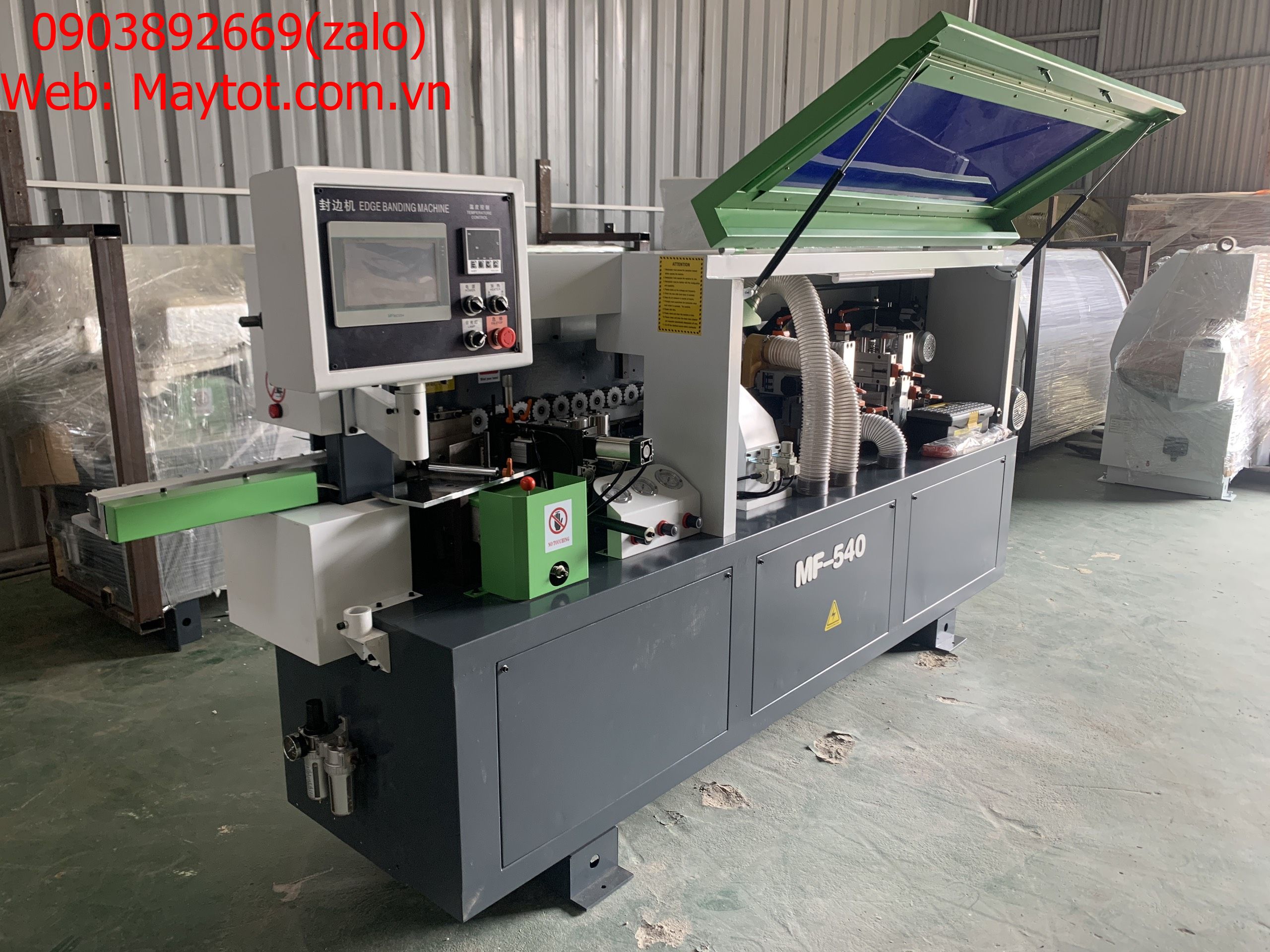 máy dán cạnh gỗ 5 chức năng MF540